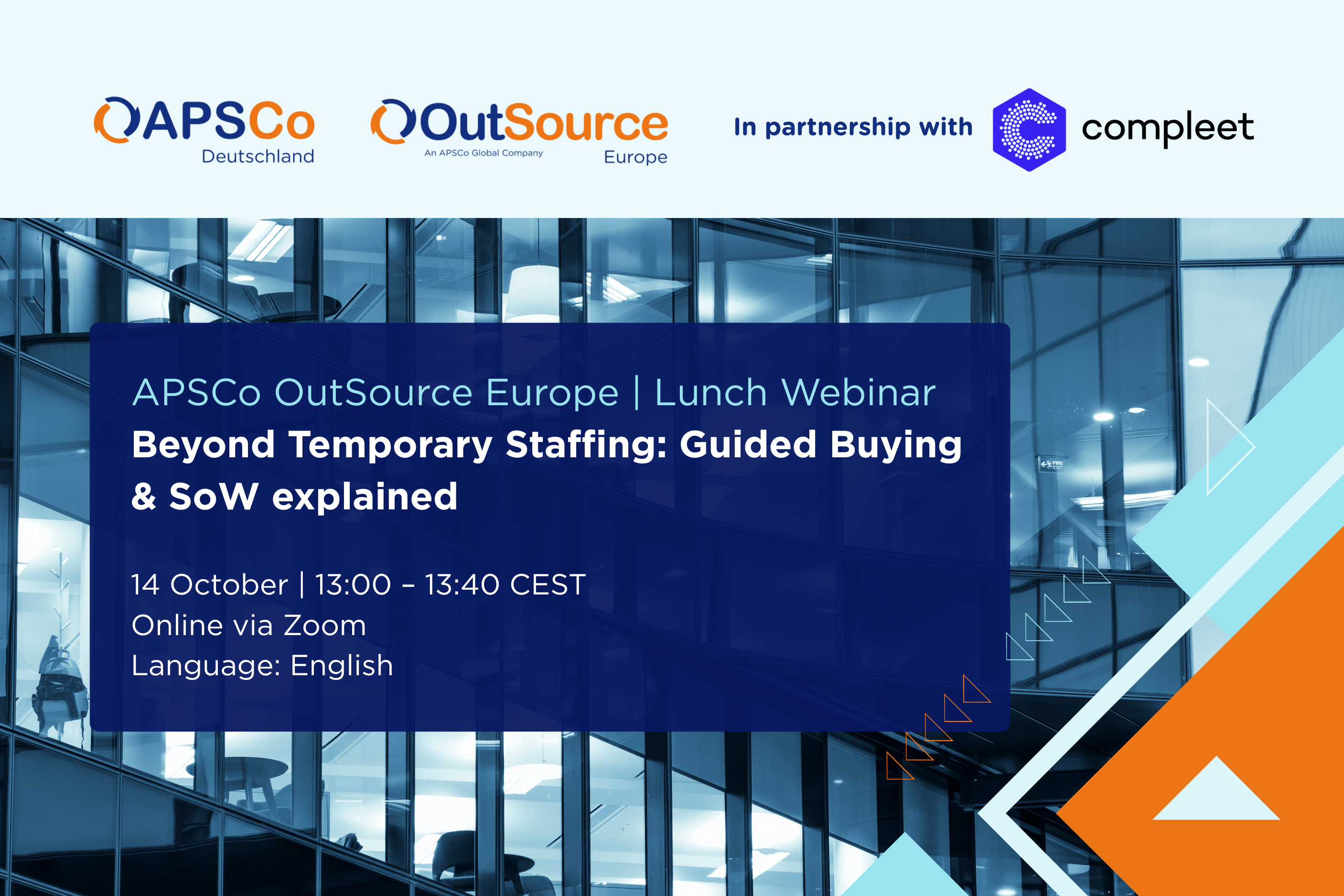 APSCo OutSource Europe | Lunch Webinar: Beyond Temporary Staffing: Guided Buying & SoW explained